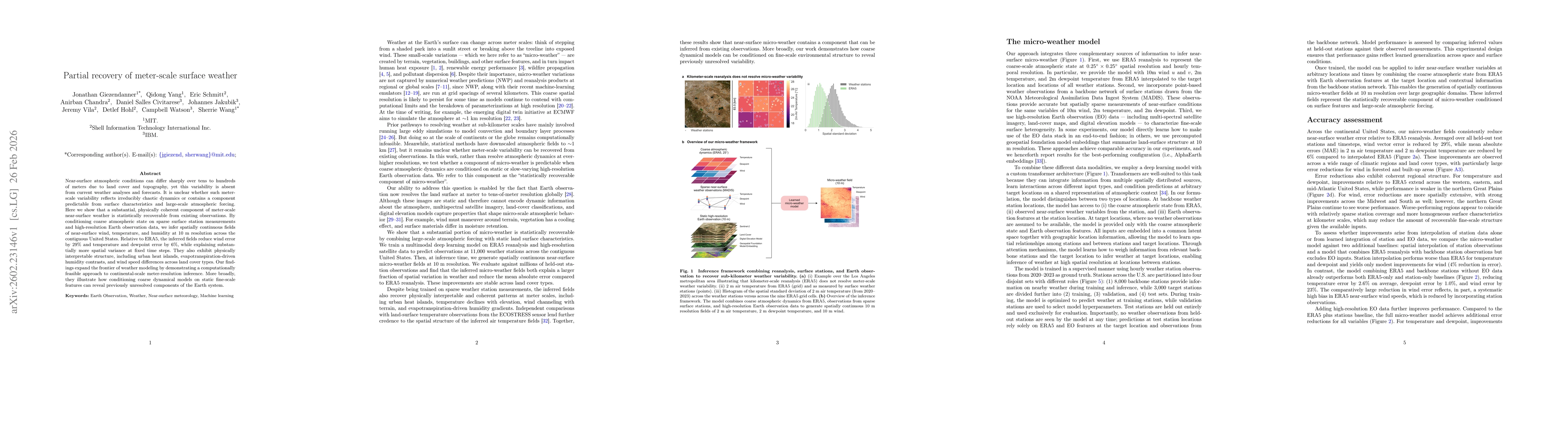 Thumbnail for Partial recovery of meter-scale surface weather
