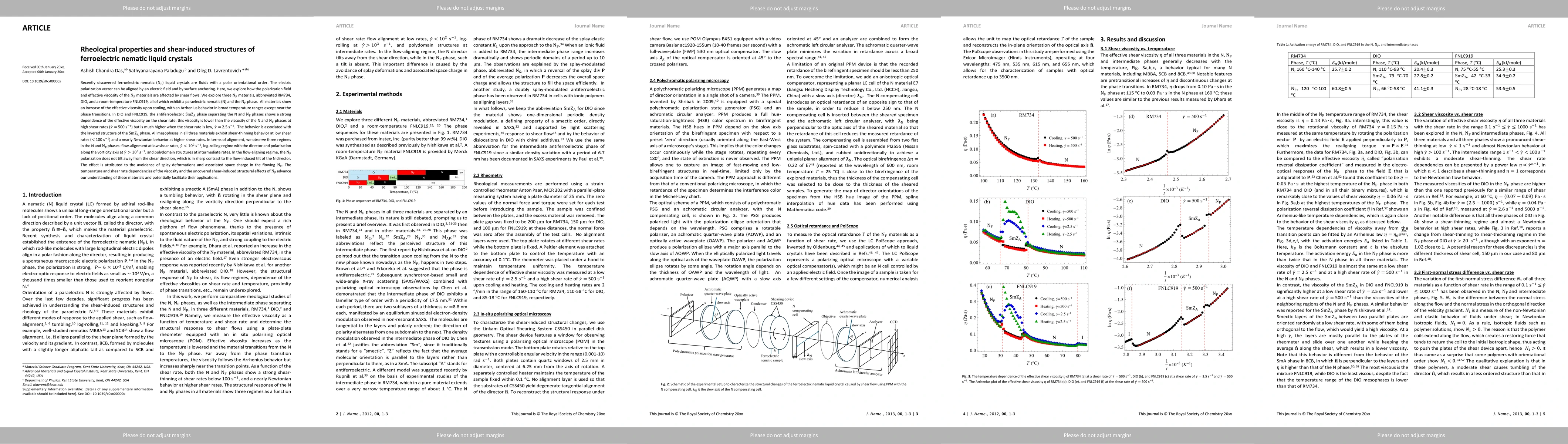 Thumbnail for Rheological properties and shear-induced structures of ferroelectric nematic liquid crystals