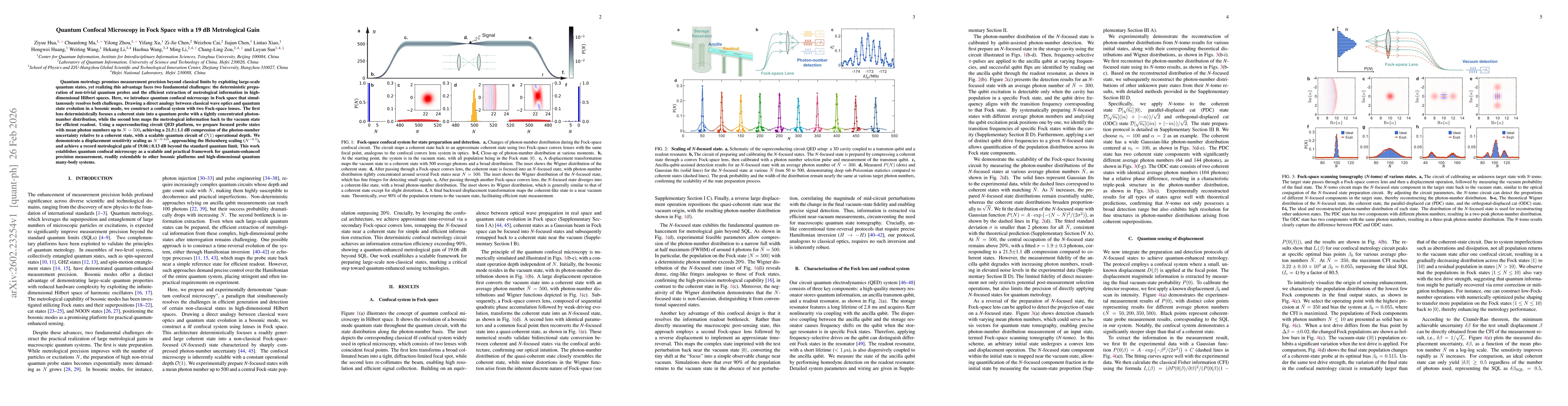 Thumbnail for Quantum Confocal Microscopy in Fock Space with a 19 dB Metrological Gain