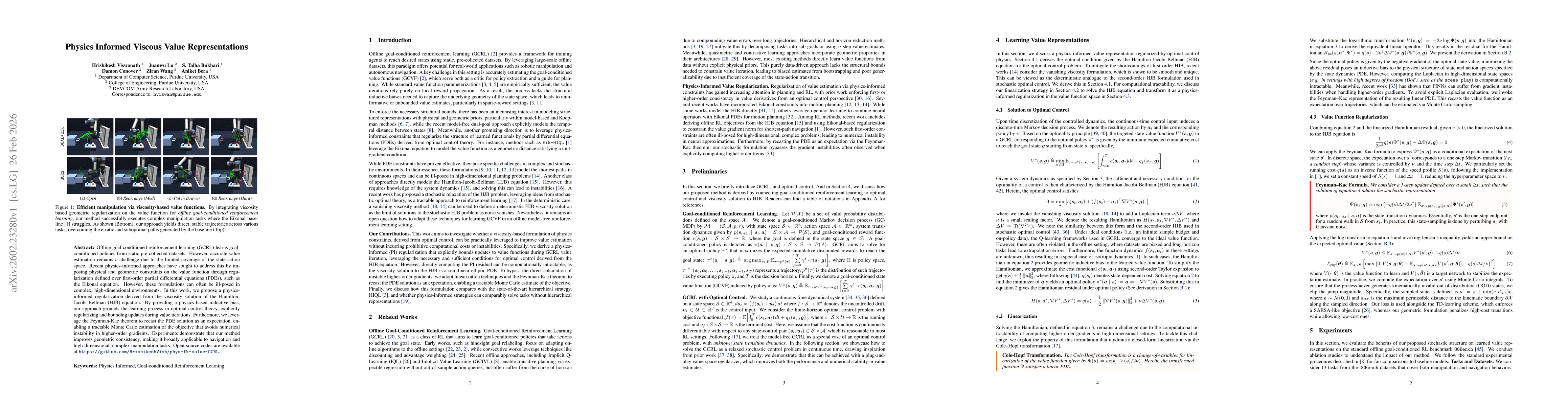 Thumbnail for Physics Informed Viscous Value Representations