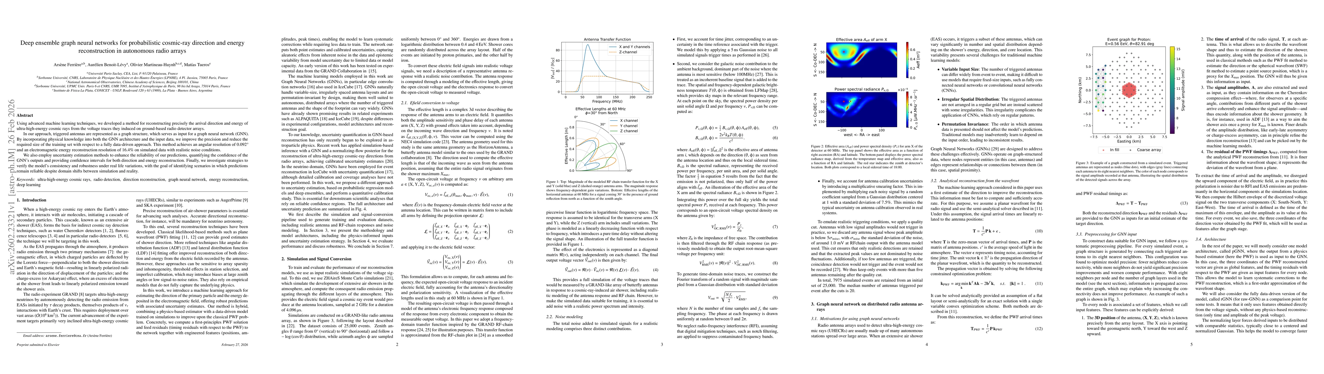 Thumbnail for Deep ensemble graph neural networks for probabilistic cosmic-ray direction and energy reconstruction in autonomous radio arrays