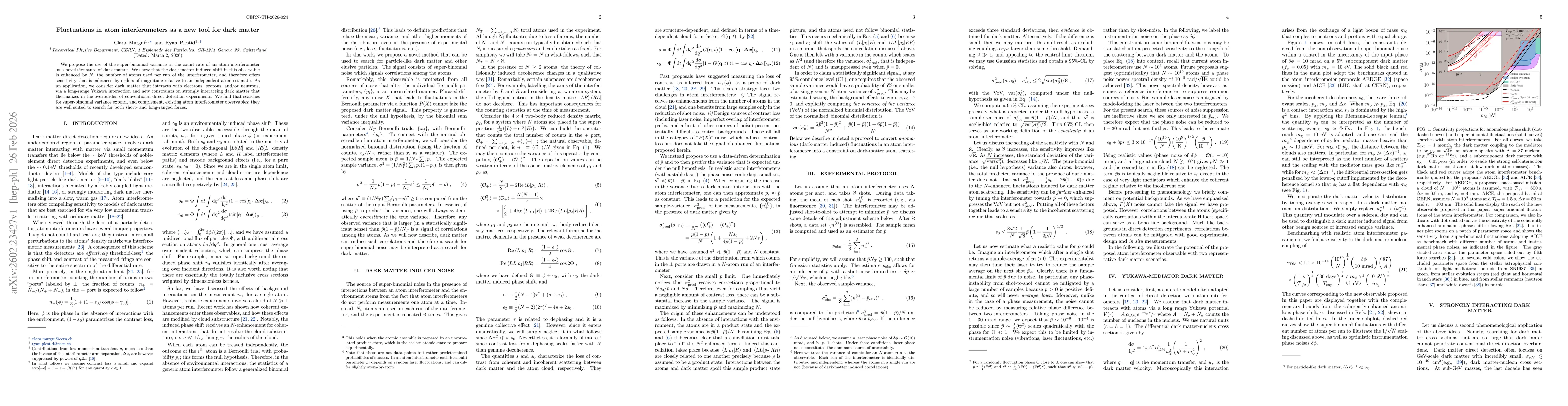 Thumbnail for Fluctuations in atom interferometers as a new tool for dark matter