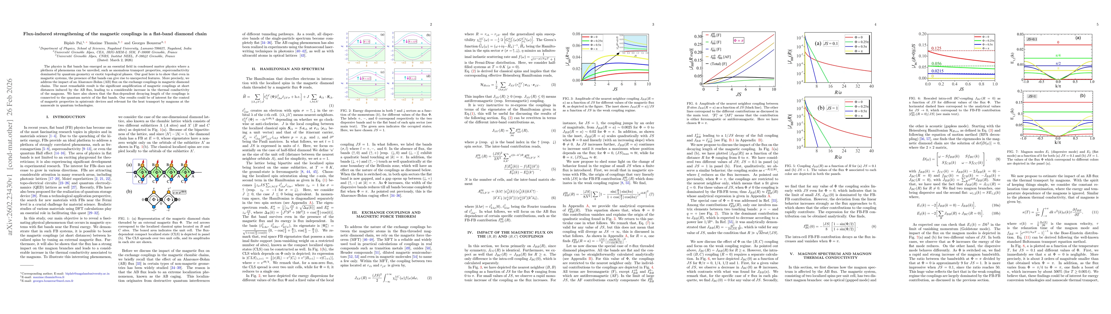 Thumbnail for Flux-induced strengthening of the magnetic couplings in a flat-band diamond chain