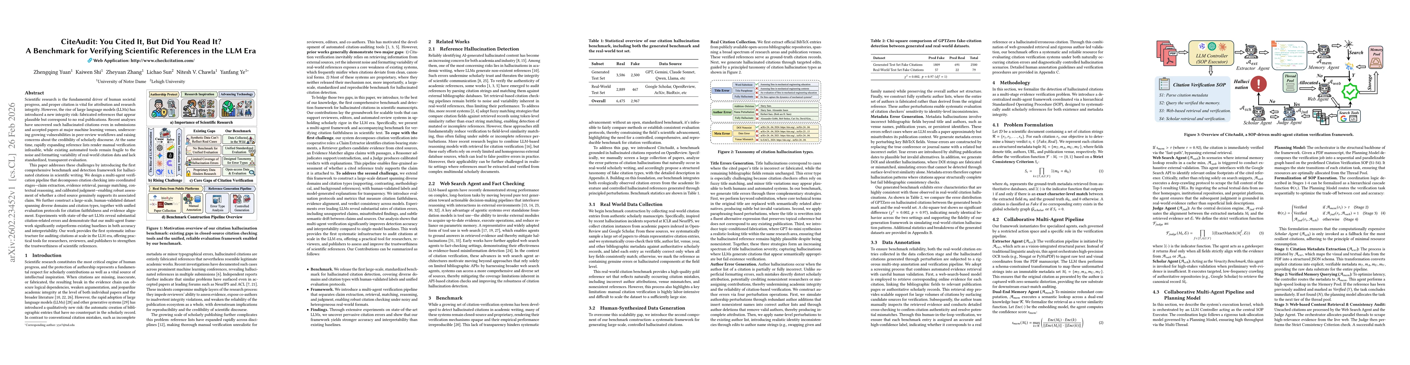 Thumbnail for CiteAudit: You Cited It, But Did You Read It? A Benchmark for Verifying Scientific References in the LLM Era