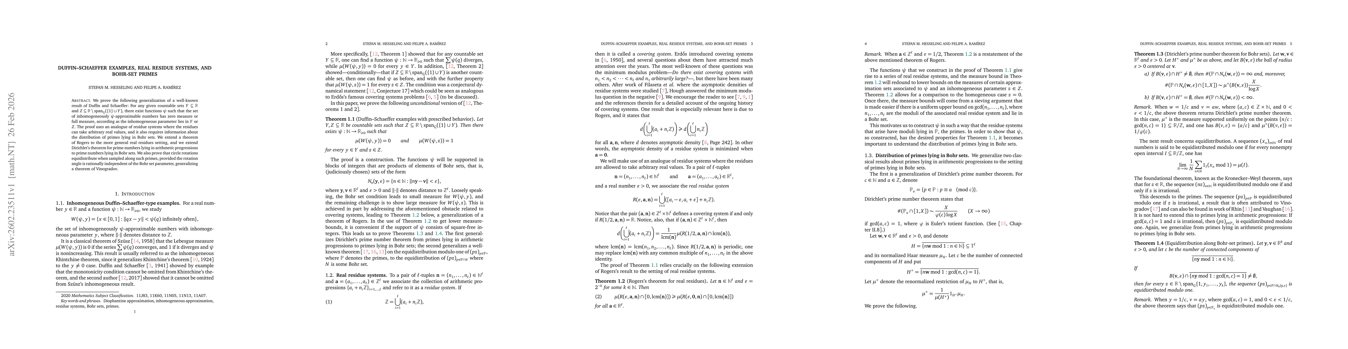 Thumbnail for Duffin--Schaeffer examples, real residue systems, and Bohr-set primes