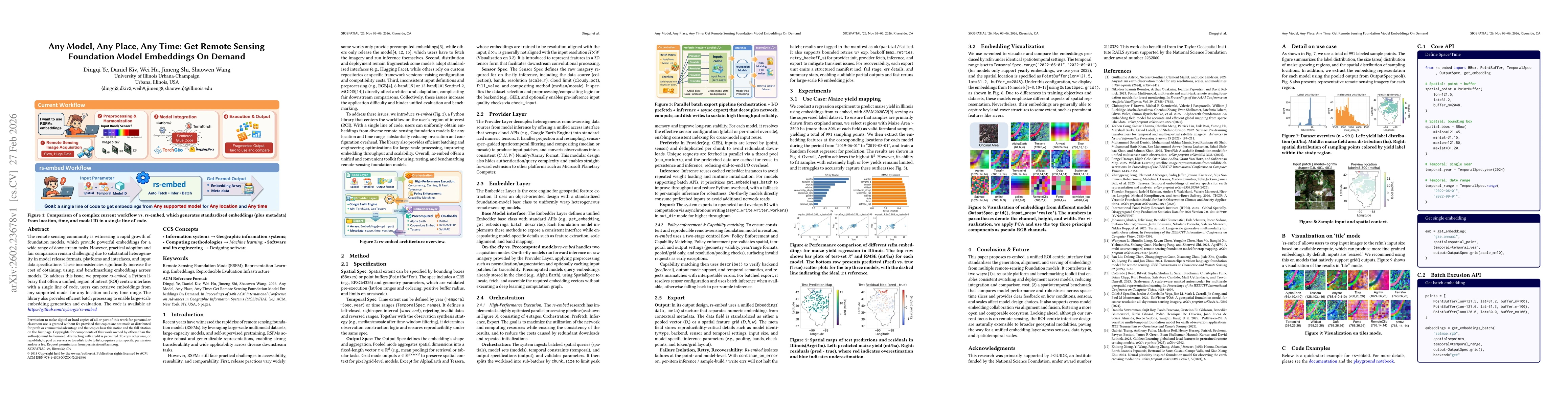 Thumbnail for Any Model, Any Place, Any Time: Get Remote Sensing Foundation Model Embeddings On Demand