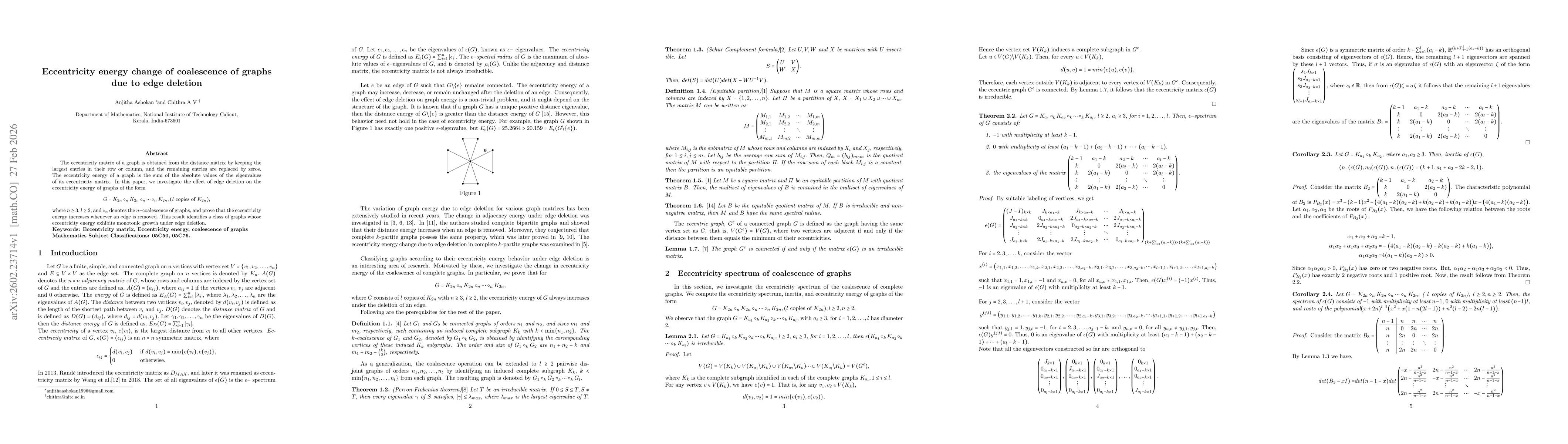 Thumbnail for Eccentricity energy change of coalescence of graphs due to edge deletion