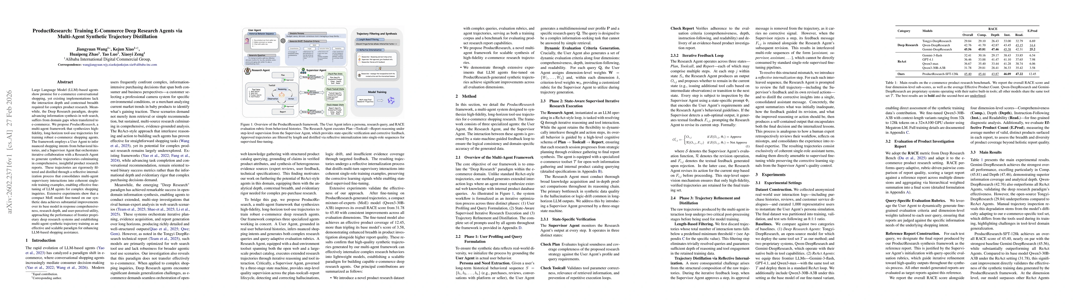 Thumbnail for ProductResearch: Training E-Commerce Deep Research Agents via Multi-Agent Synthetic Trajectory Distillation