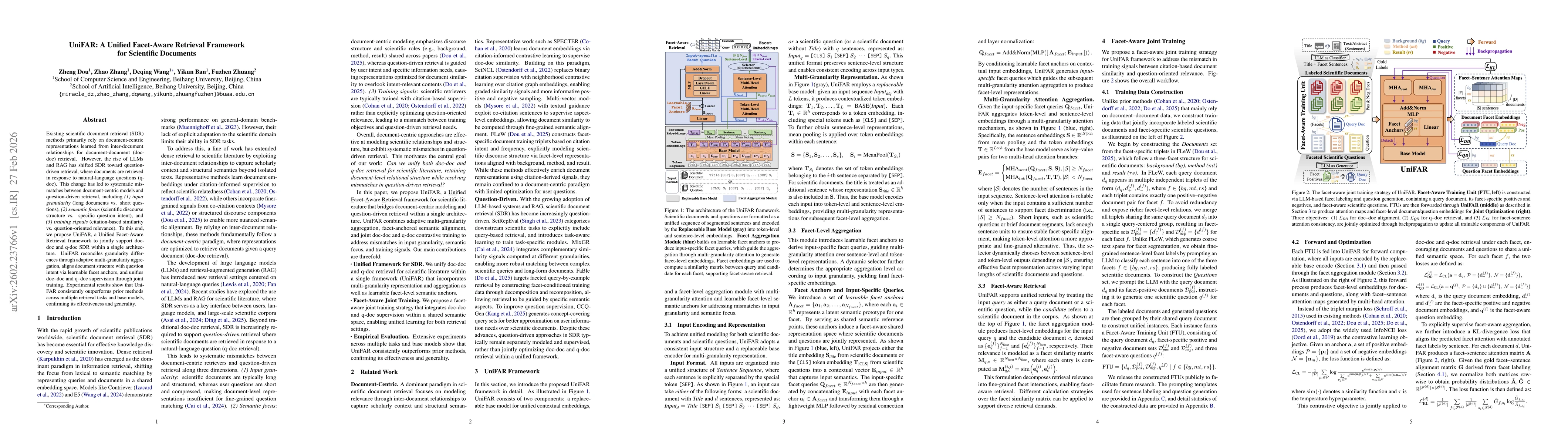 Thumbnail for UniFAR: A Unified Facet-Aware Retrieval Framework for Scientific Documents