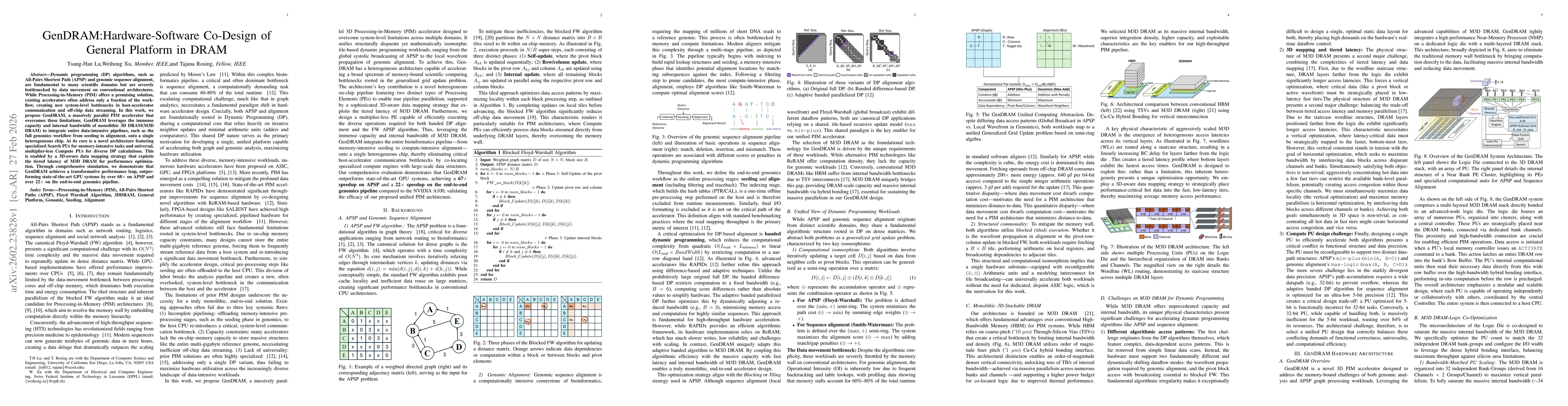 Thumbnail for GenDRAM:Hardware-Software Co-Design of General Platform in DRAM
