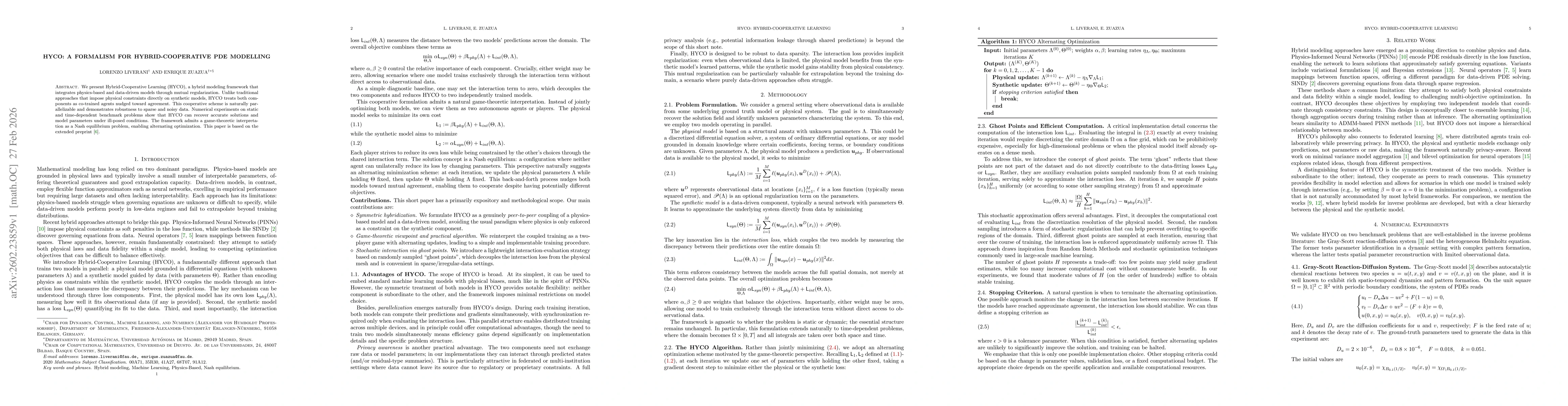 Thumbnail for HYCO: A Formalism for Hybrid-Cooperative PDE Modelling