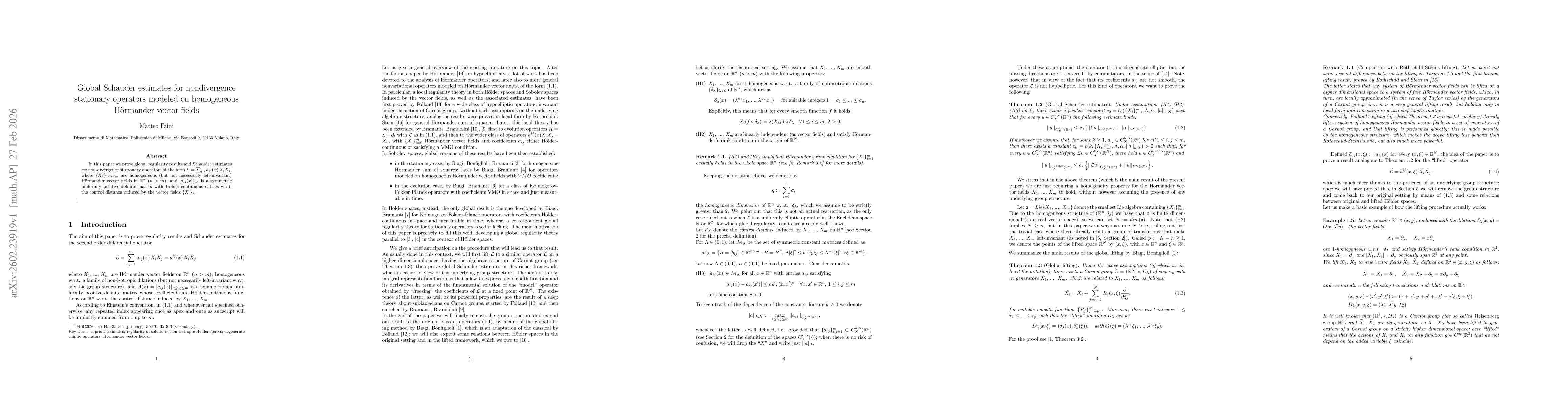 Thumbnail for Global Schauder estimates for nondivergence stationary operators modeled on homogeneous Hörmander vector fields