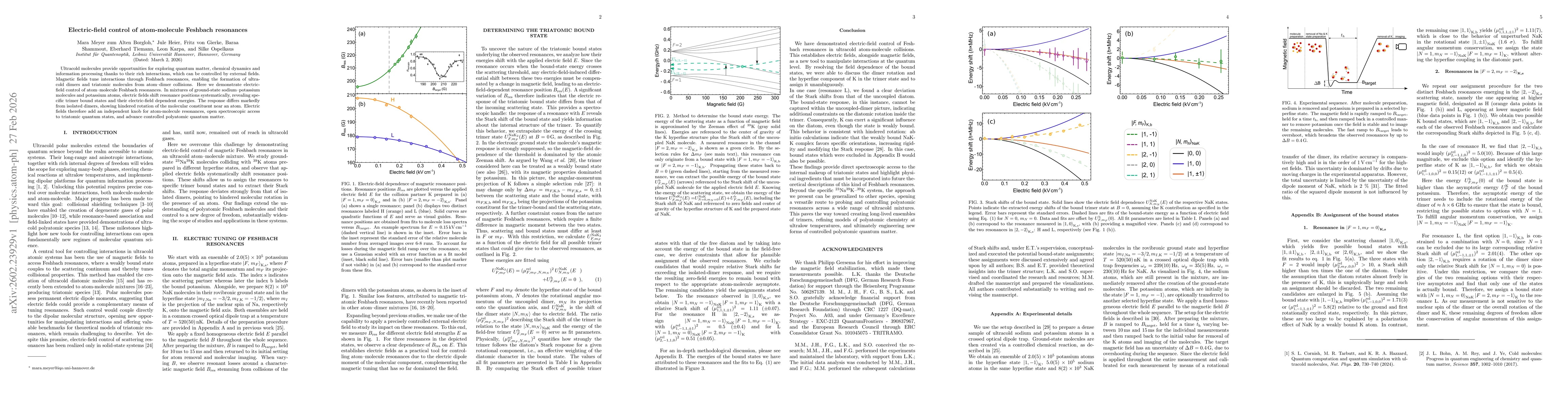 Thumbnail for Electric-field control of atom-molecule Feshbach resonances