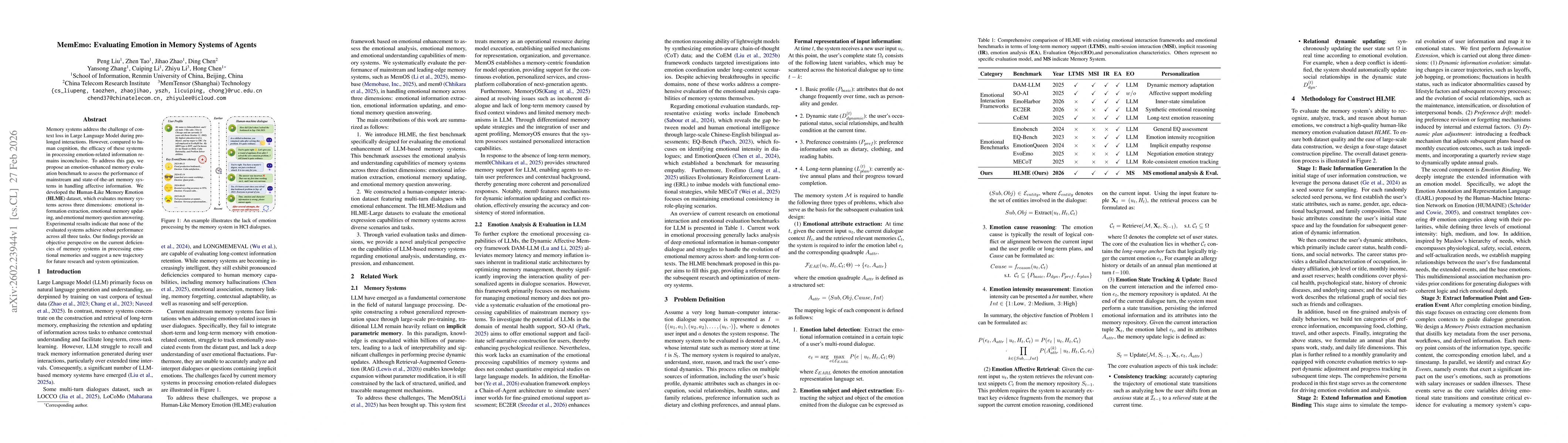 Thumbnail for MemEmo: Evaluating Emotion in Memory Systems of Agents