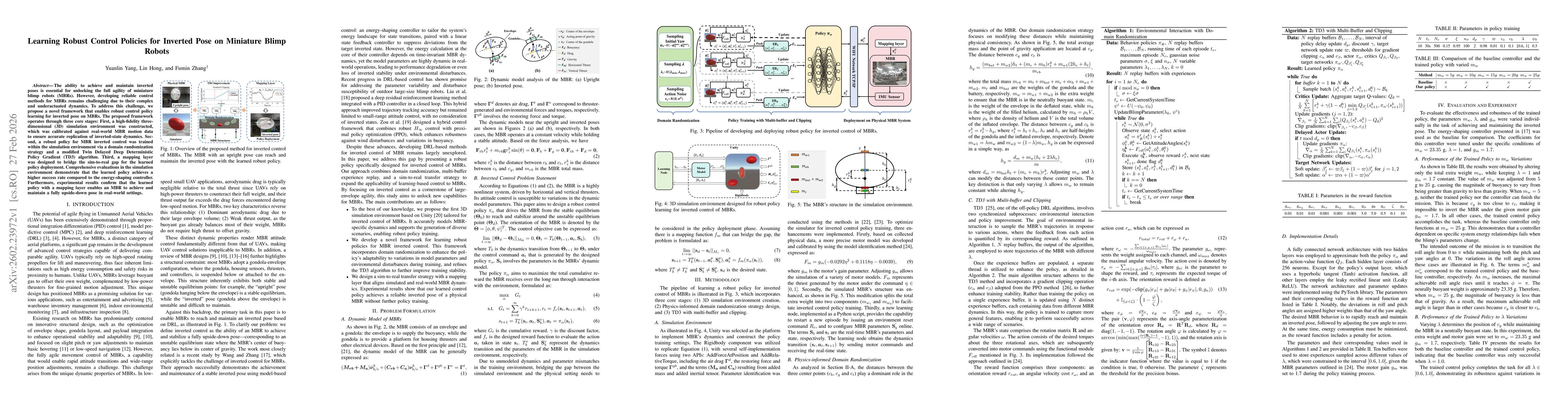 Thumbnail for Learning Robust Control Policies for Inverted Pose on Miniature Blimp Robots