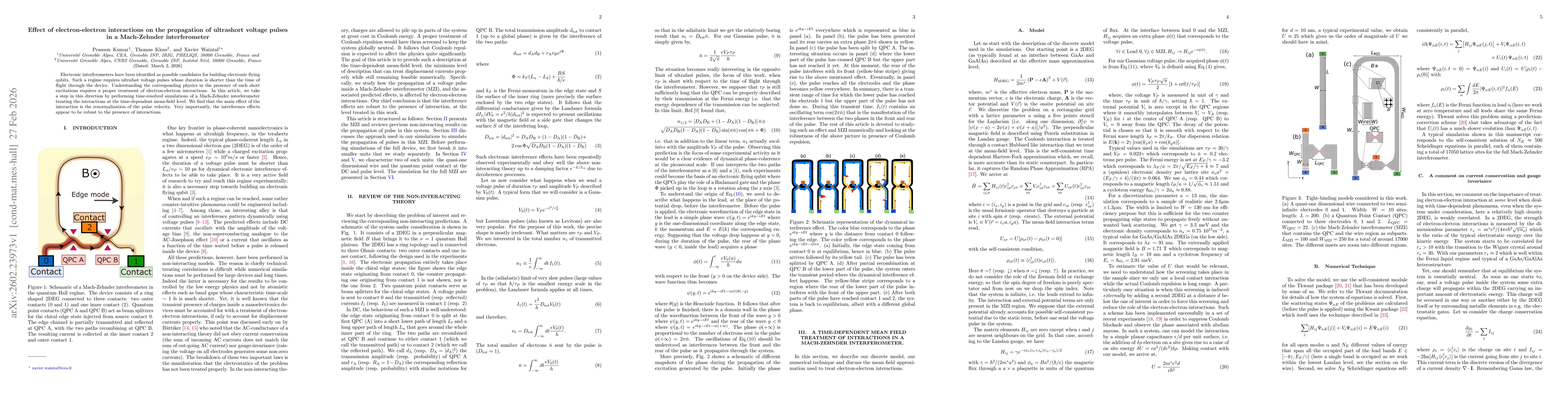 Thumbnail for Effect of electron-electron interactions on the propagation of ultrashort voltage pulses in a Mach-Zehnder interferometer