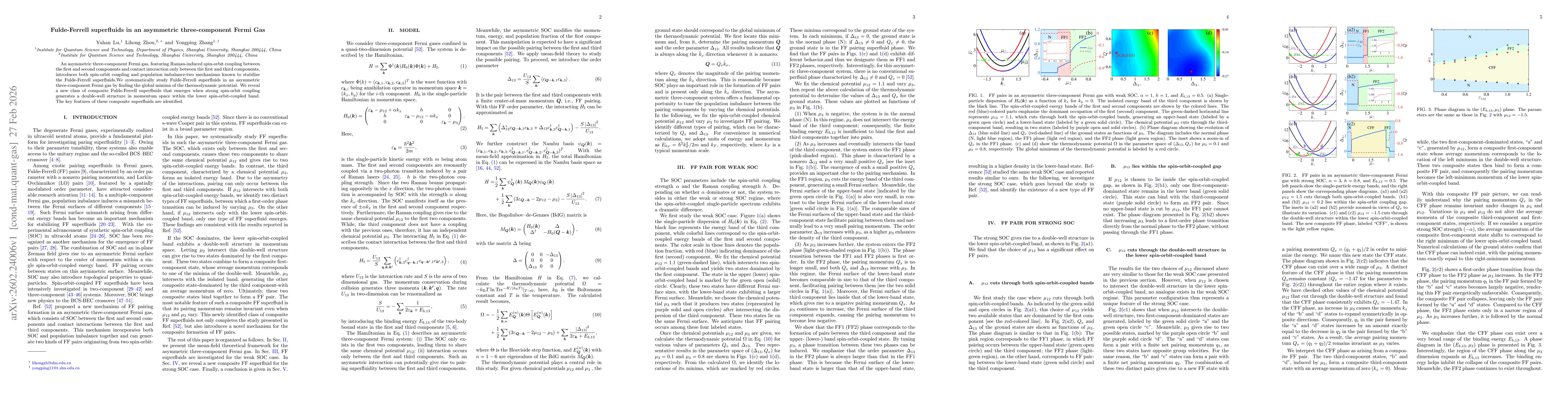 Thumbnail for Fulde-Ferrell superfluids in an asymmetric three-component Fermi Gas