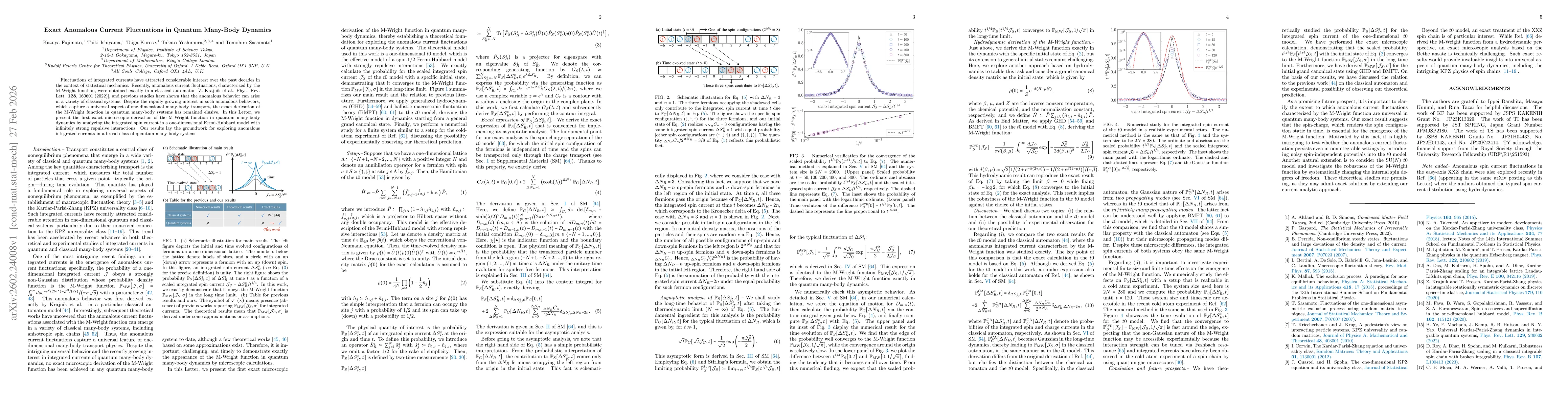 Thumbnail for Exact Anomalous Current Fluctuations in Quantum Many-Body Dynamics