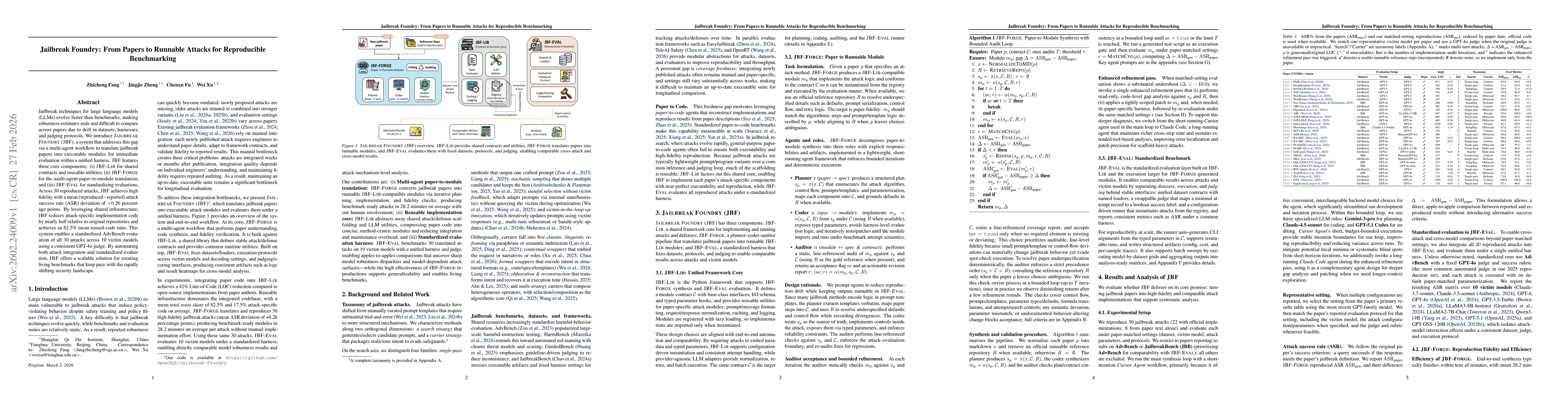 Thumbnail for Jailbreak Foundry: From Papers to Runnable Attacks for Reproducible Benchmarking