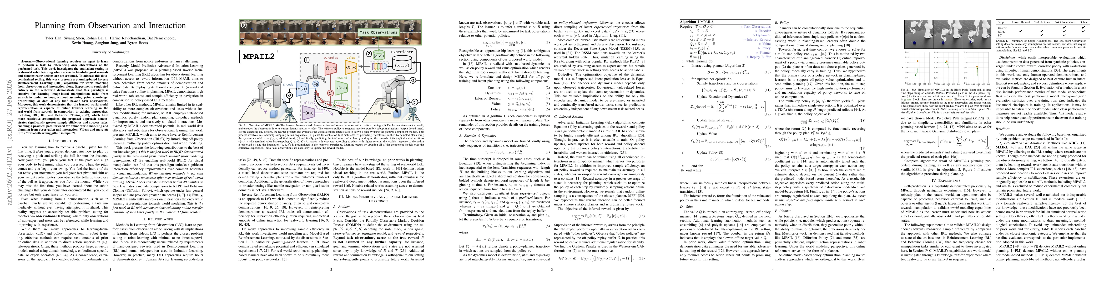 Thumbnail for Planning from Observation and Interaction