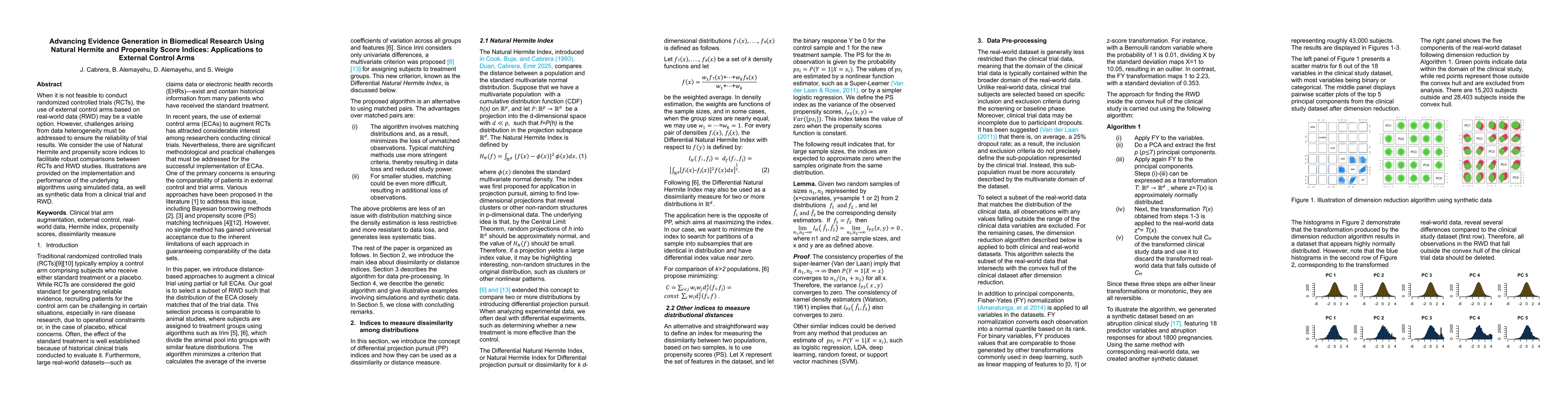 Thumbnail for Advancing Evidence Generation in Biomedical Research Using Natural Hermite and Propensity Score Indices: Applications to External Control Arms