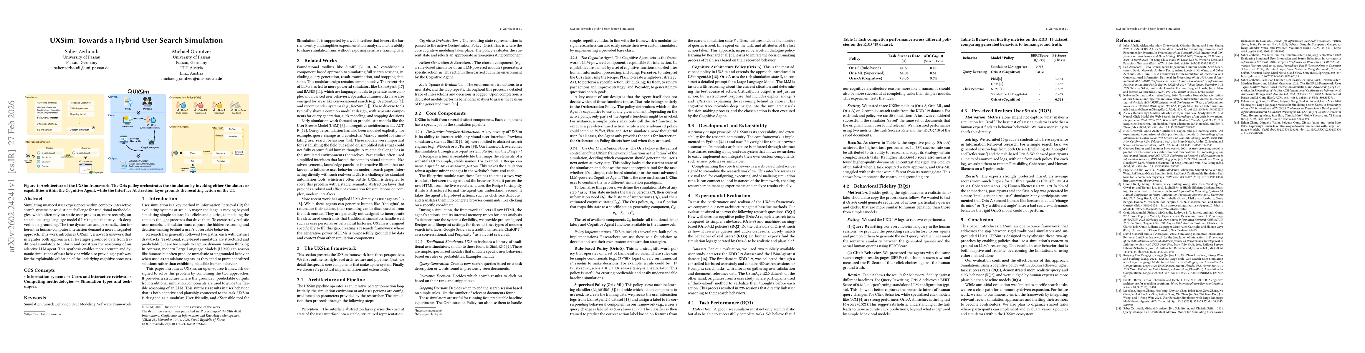 Thumbnail for UXSim: Towards a Hybrid User Search Simulation