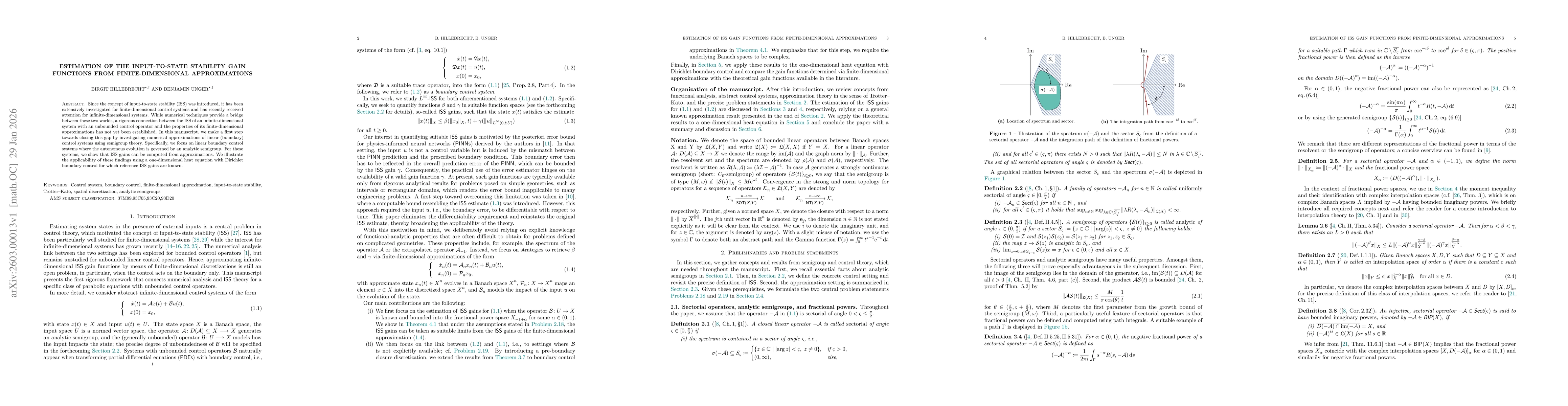Thumbnail for Estimation of the input-to-state stability gain functions from finite-dimensional approximations