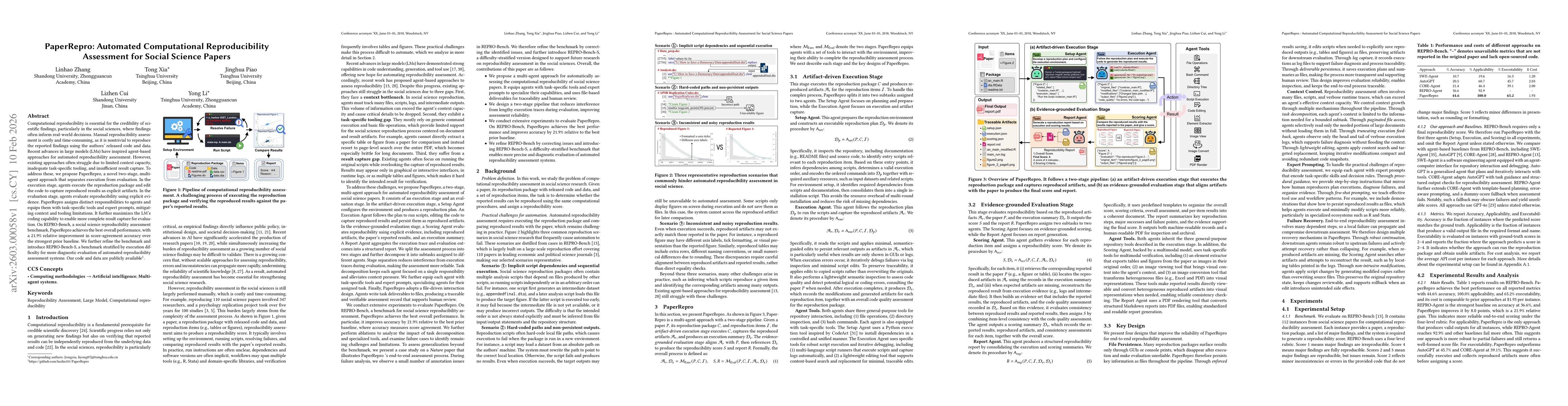 Thumbnail for PaperRepro: Automated Computational Reproducibility Assessment for Social Science Papers