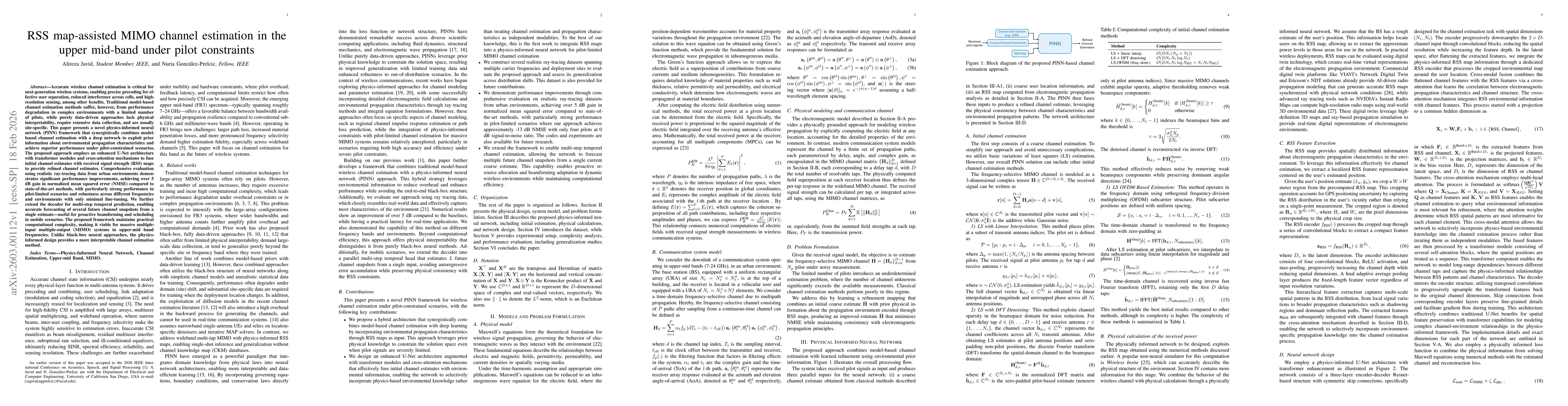 Thumbnail for RSS map-assisted MIMO channel estimation in the upper mid-band under pilot constraints