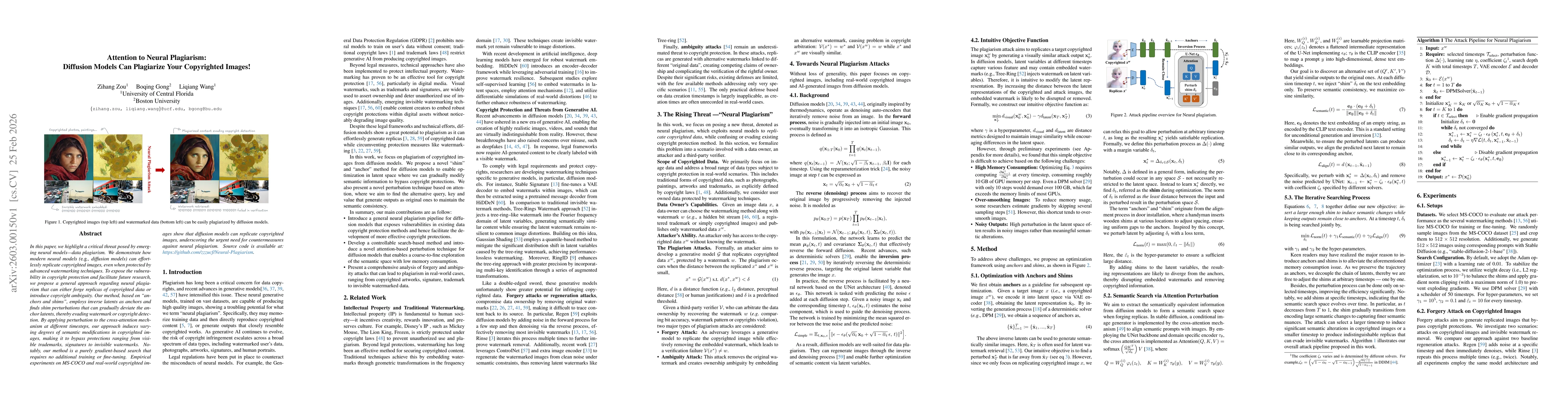 Thumbnail for Attention to Neural Plagiarism: Diffusion Models Can Plagiarize Your Copyrighted Images!