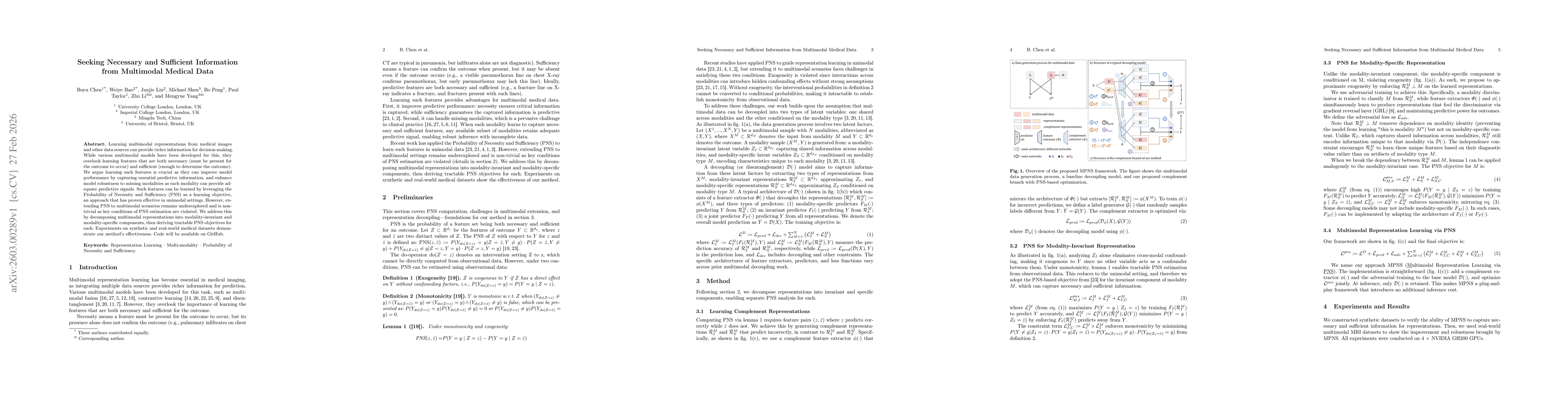 Thumbnail for Seeking Necessary and Sufficient Information from Multimodal Medical Data