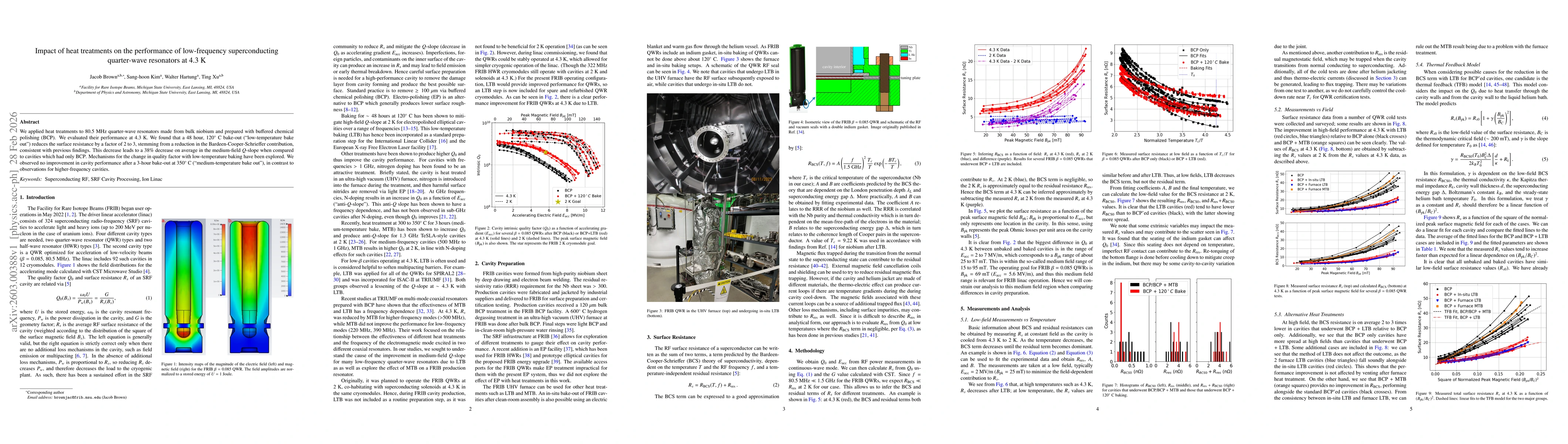 Thumbnail for Impact of heat treatments on the performance of low-frequency superconducting quarter-wave resonators at 4.3 K