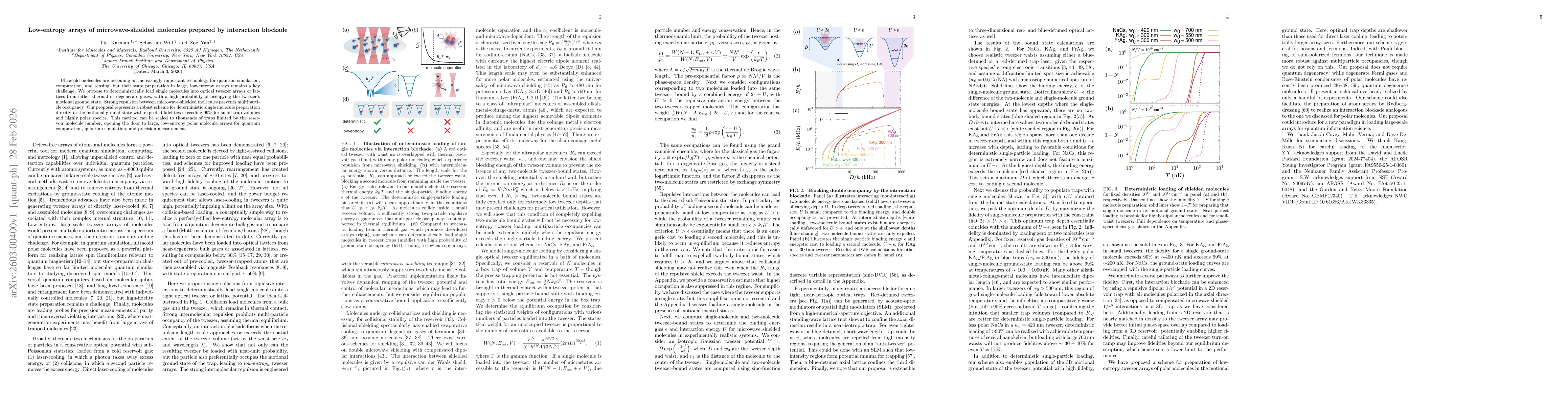 Thumbnail for Low-entropy arrays of microwave-shielded molecules prepared by interaction blockade
