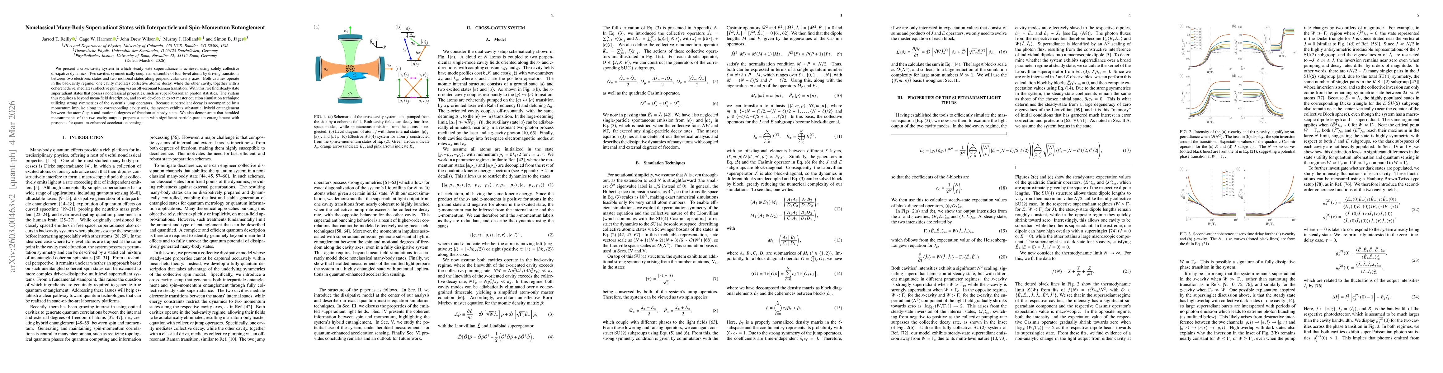 Thumbnail for Nonclassical Many-Body Superradiant States with Interparticle and Spin-Momentum Entanglement