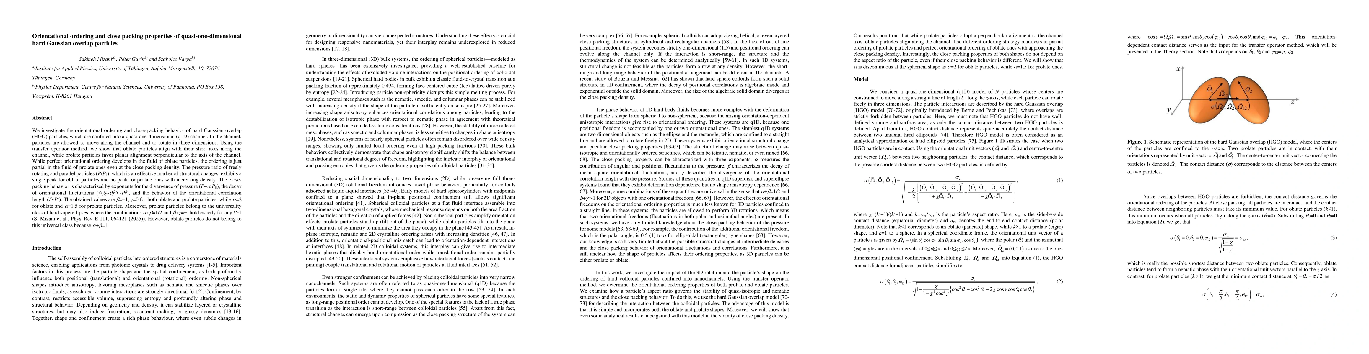 Thumbnail for Orientational ordering and close packing properties of quasi-one-dimensional hard Gaussian overlap particles