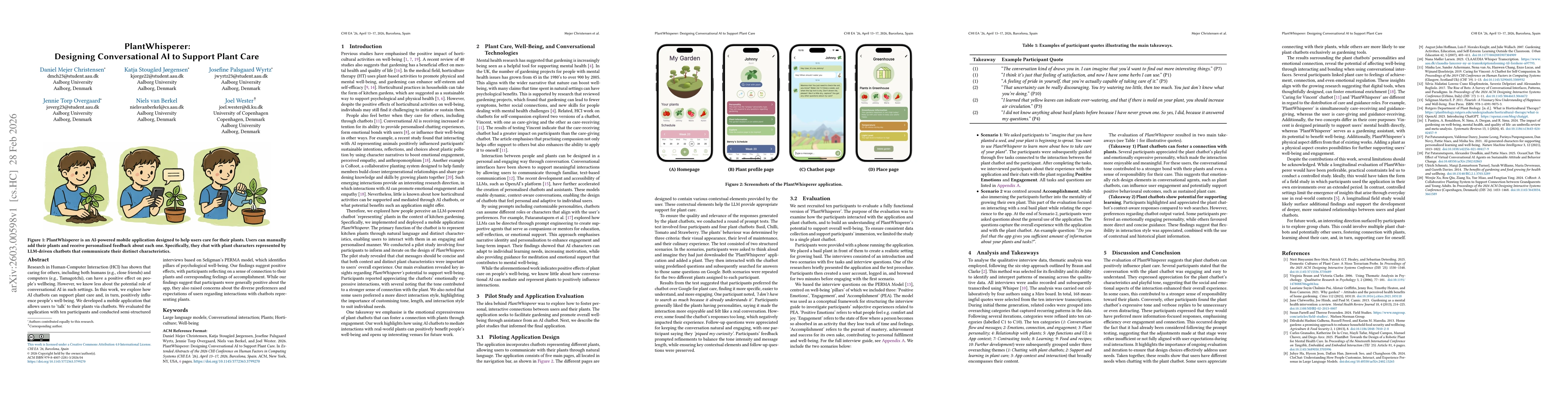 Thumbnail for PlantWhisperer: Designing Conversational AI to Support Plant Care