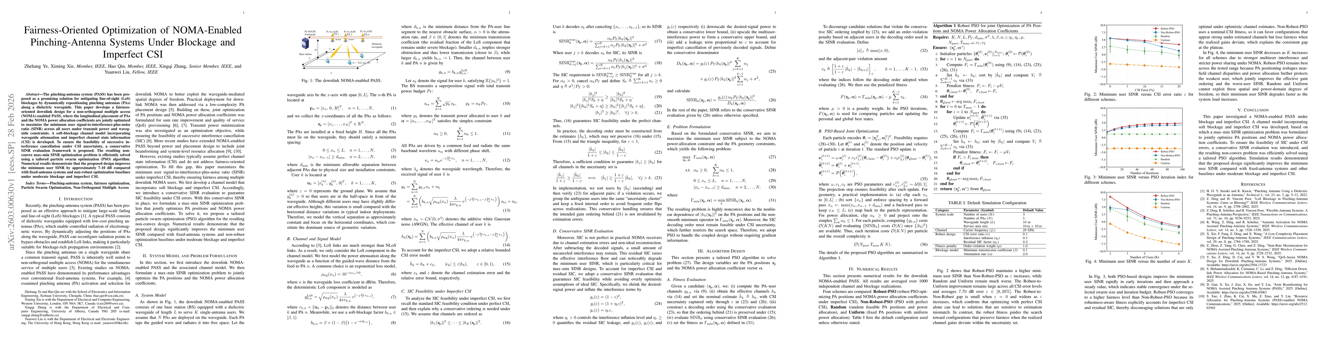 Thumbnail for Fairness-Oriented Optimization of NOMA-Enabled Pinching-Antenna Systems Under Blockage and Imperfect CSI