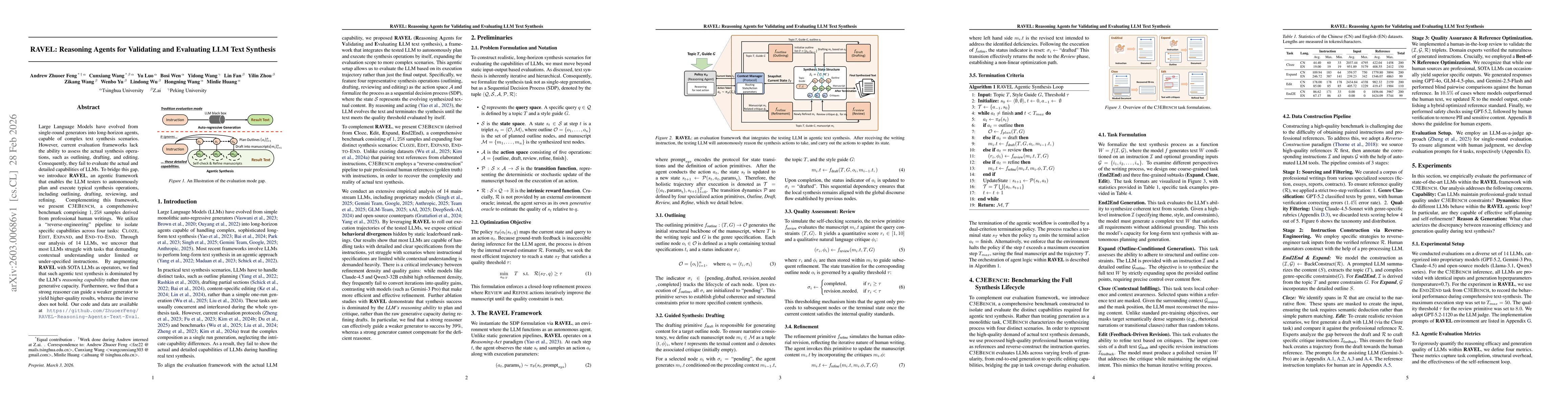 Thumbnail for RAVEL: Reasoning Agents for Validating and Evaluating LLM Text Synthesis