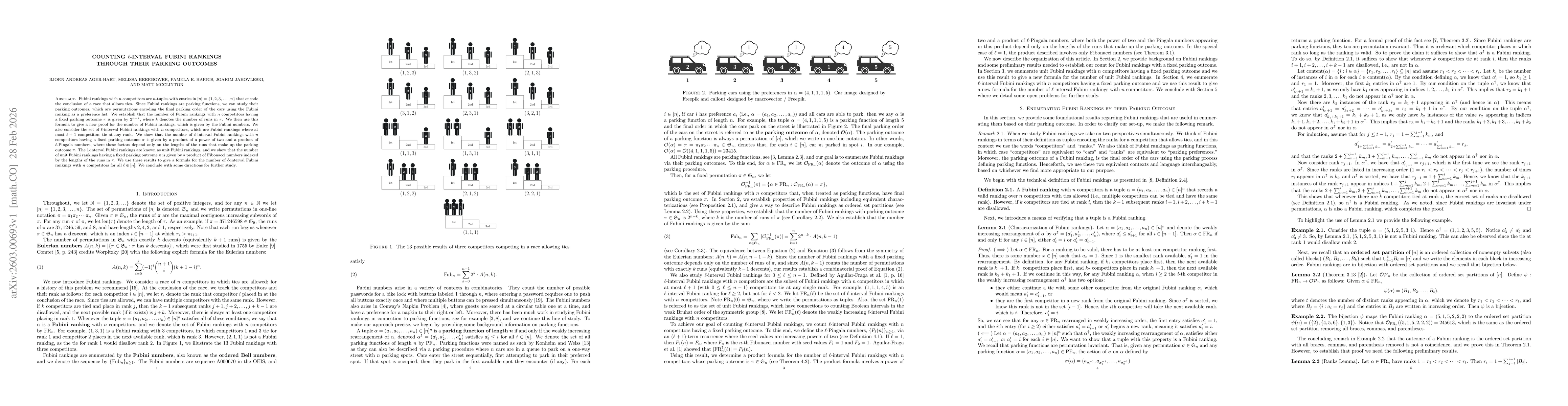 Thumbnail for Counting $\ell$-interval Fubini rankings through their parking outcome