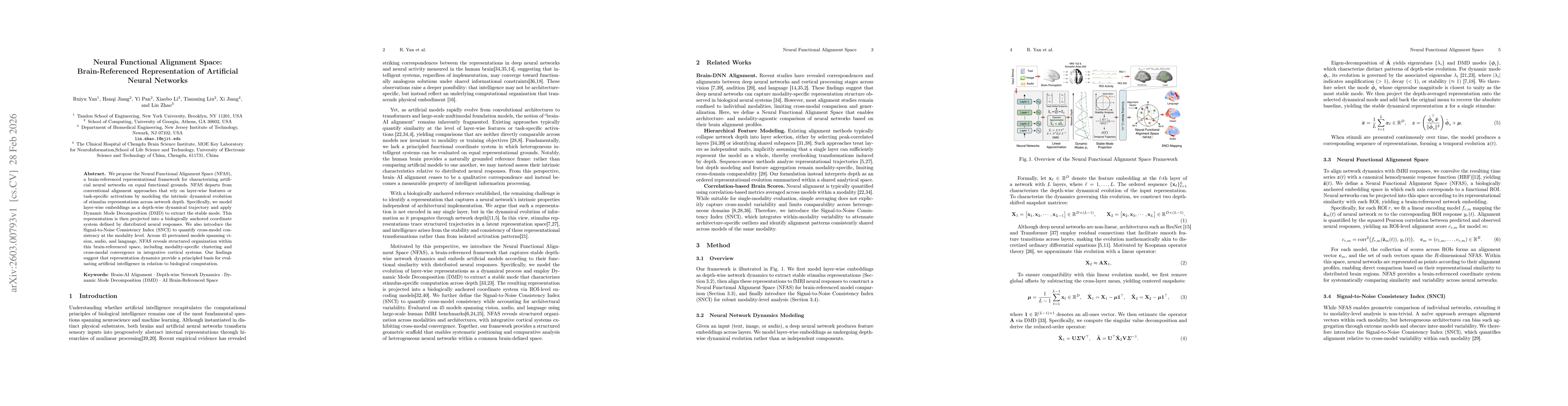 Thumbnail for Neural Functional Alignment Space: Brain-Referenced Representation of Artificial Neural Networks