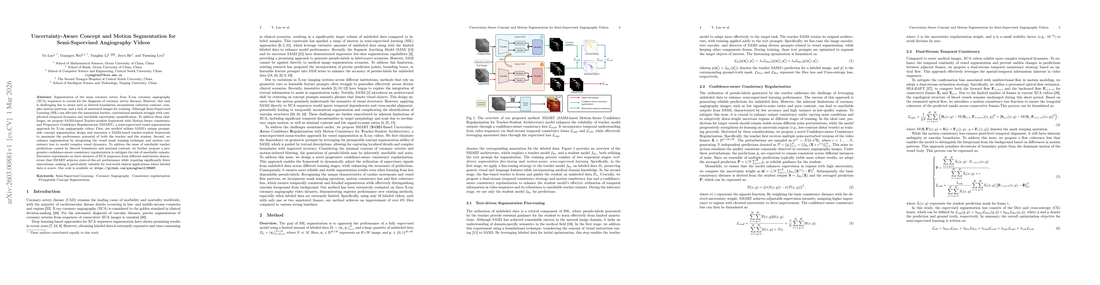 Thumbnail for Uncertainty-Aware Concept and Motion Segmentation for Semi-Supervised Angiography Videos