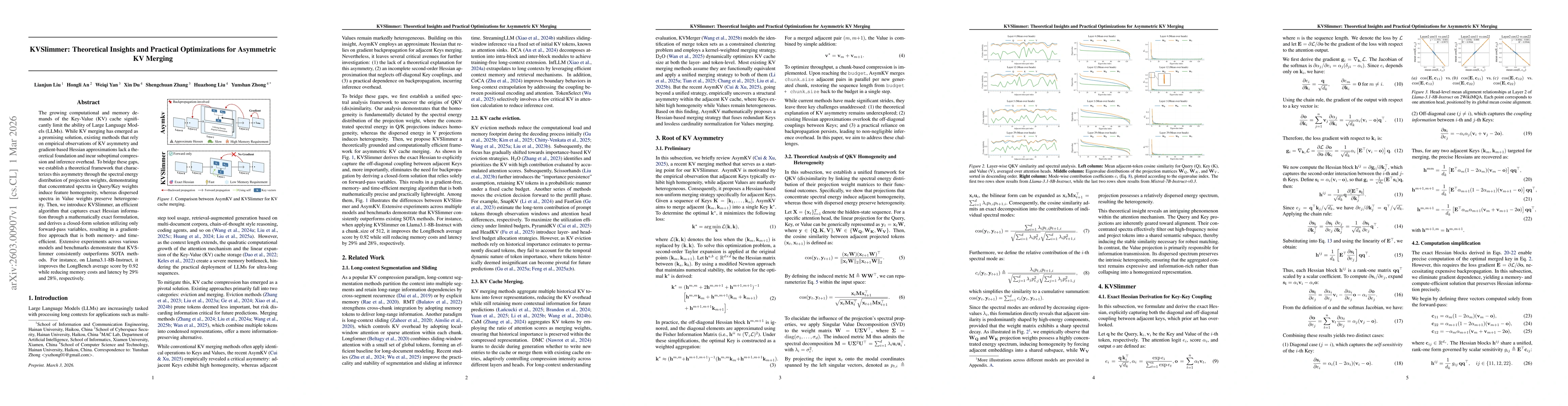 Thumbnail for KVSlimmer: Theoretical Insights and Practical Optimizations for Asymmetric KV Merging
