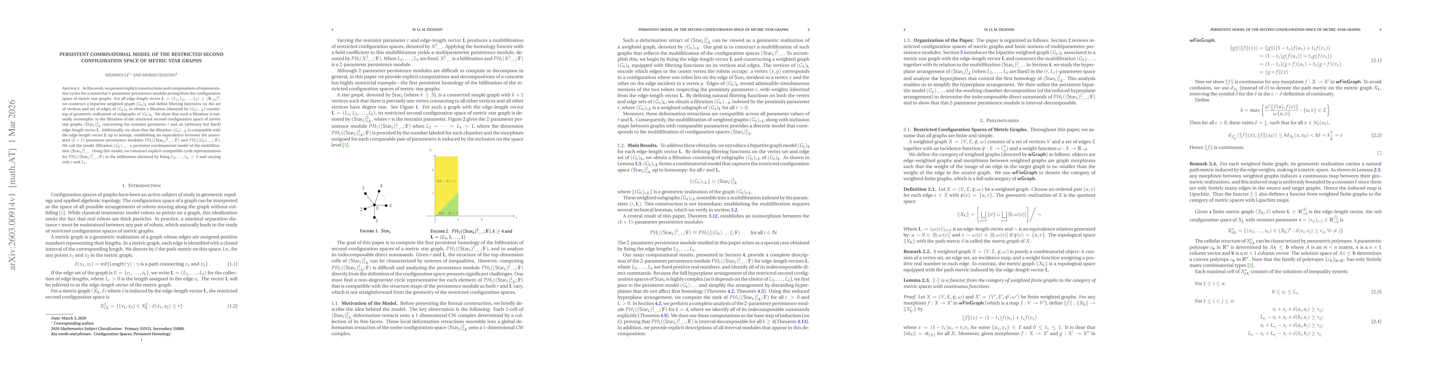 Thumbnail for Persistent Combinatorial Model of the Restricted Second Configuration Space of Metric Star Graphs
