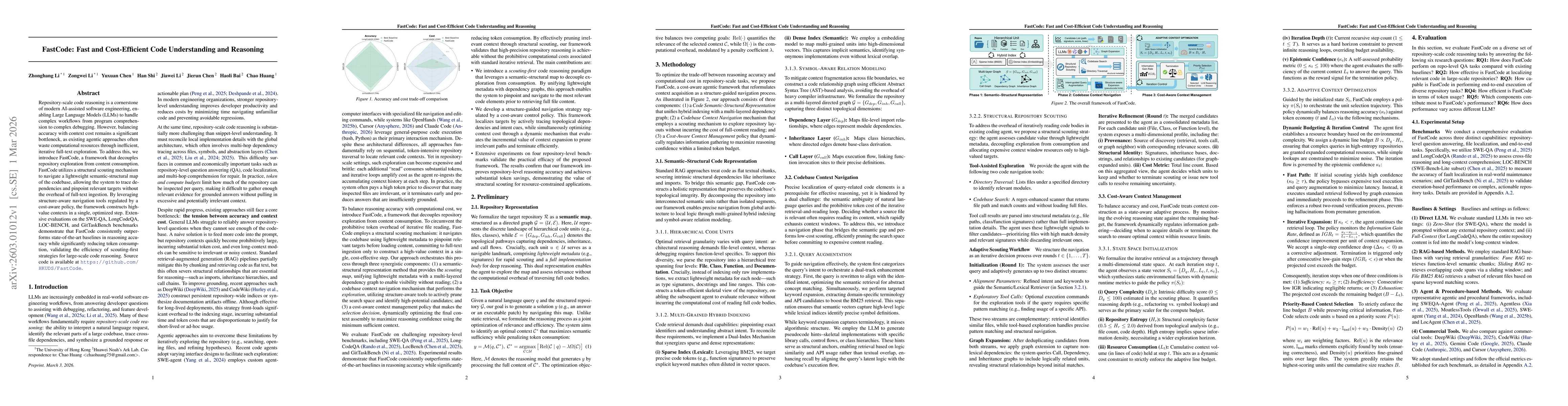 Thumbnail for FastCode: Fast and Cost-Efficient Code Understanding and Reasoning
