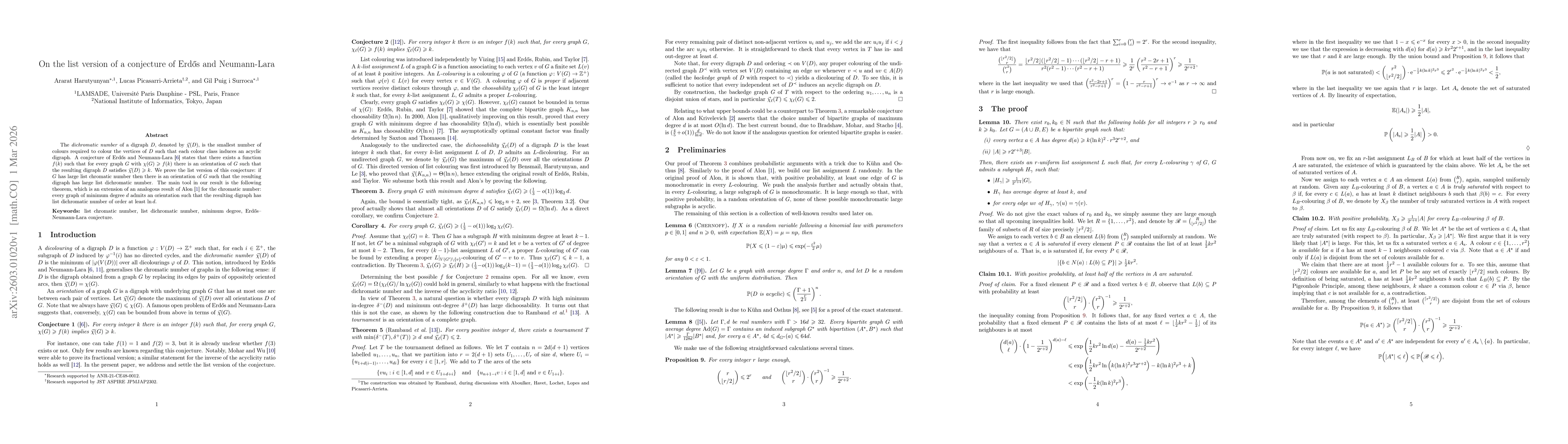 Thumbnail for On the list version of a conjecture of Erdős and Neumann-Lara
