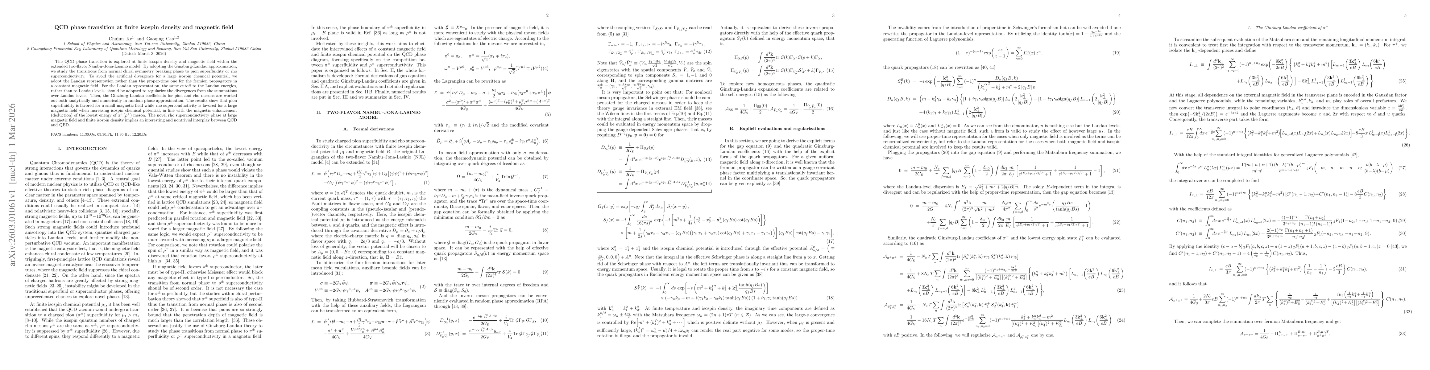 Thumbnail for QCD phase transition at finite isospin density and magnetic field