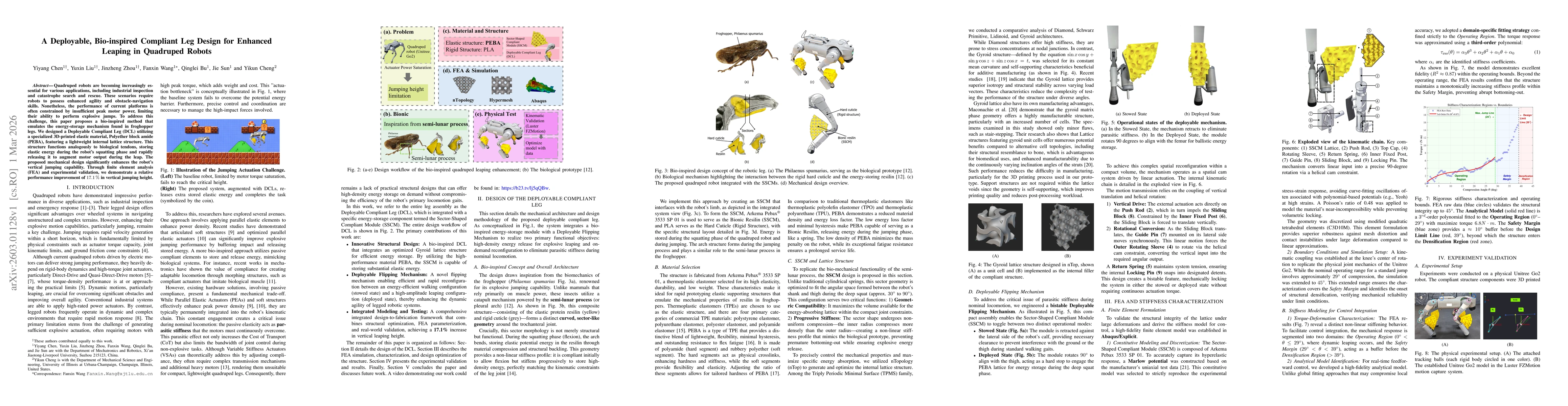 Thumbnail for A Deployable Bio-inspired Compliant Leg Design for Enhanced Leaping in Quadruped Robots