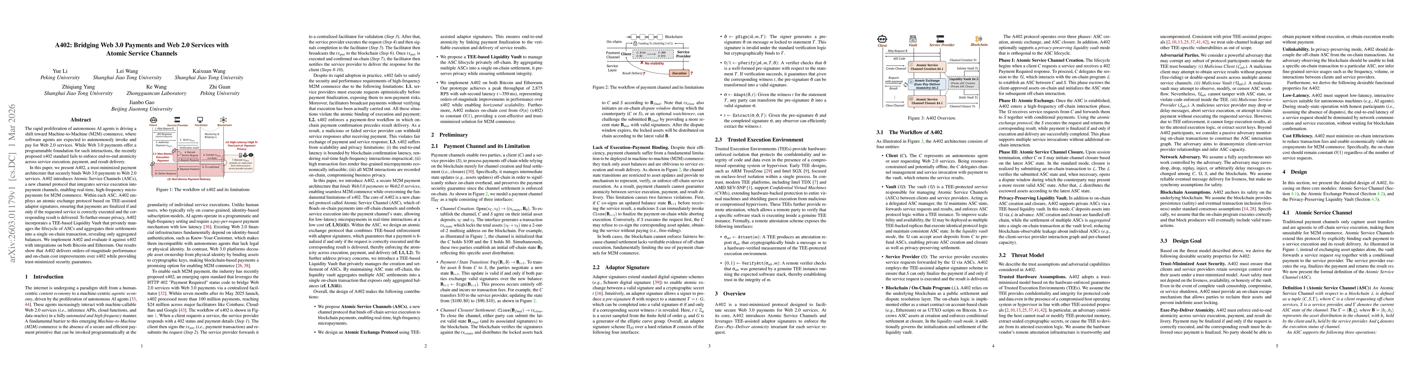 Thumbnail for A402: Bridging Web 3.0 Payments and Web 2.0 Services with Atomic Service Channels