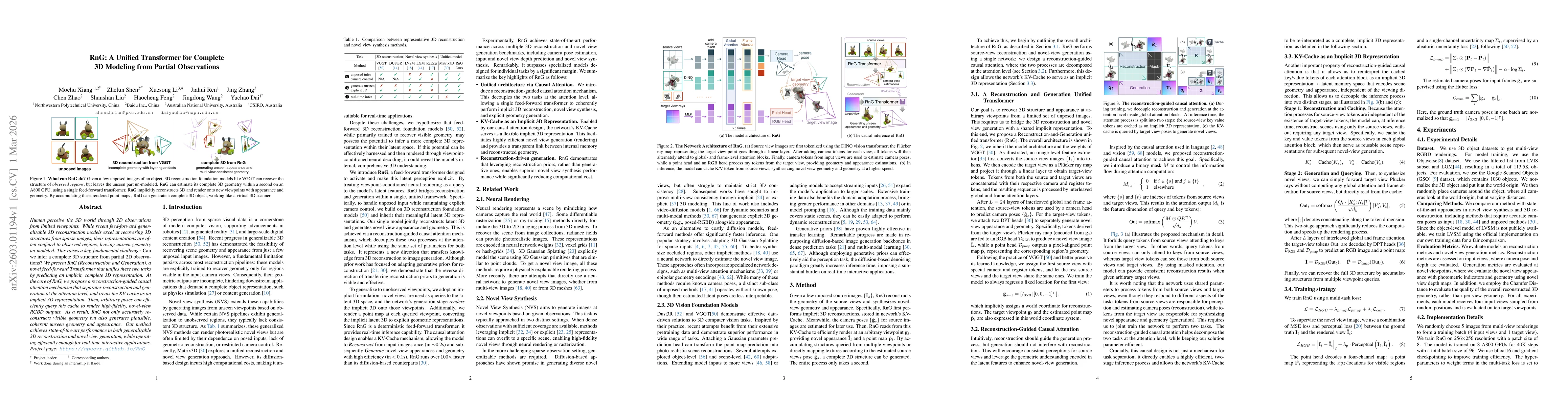 Thumbnail for RnG: A Unified Transformer for Complete 3D Modeling from Partial Observations