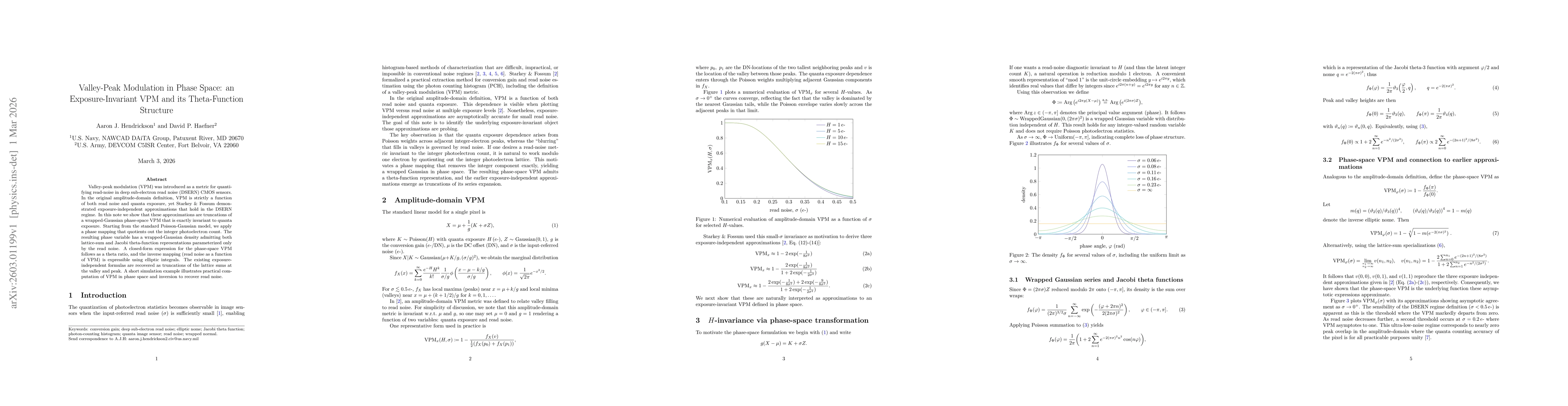 Thumbnail for Valley-Peak Modulation in Phase Space: an Exposure-Invariant VPM and its Theta-Function Structure